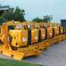 Vac Prime assist Pioneer diesel drive pump sets supplied to Mc Connell Dowell for pipe line testing