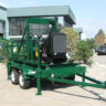 Pioneer Vac prime assist diesel drive trailer unit complete with 4-1-2m long suction hose boom